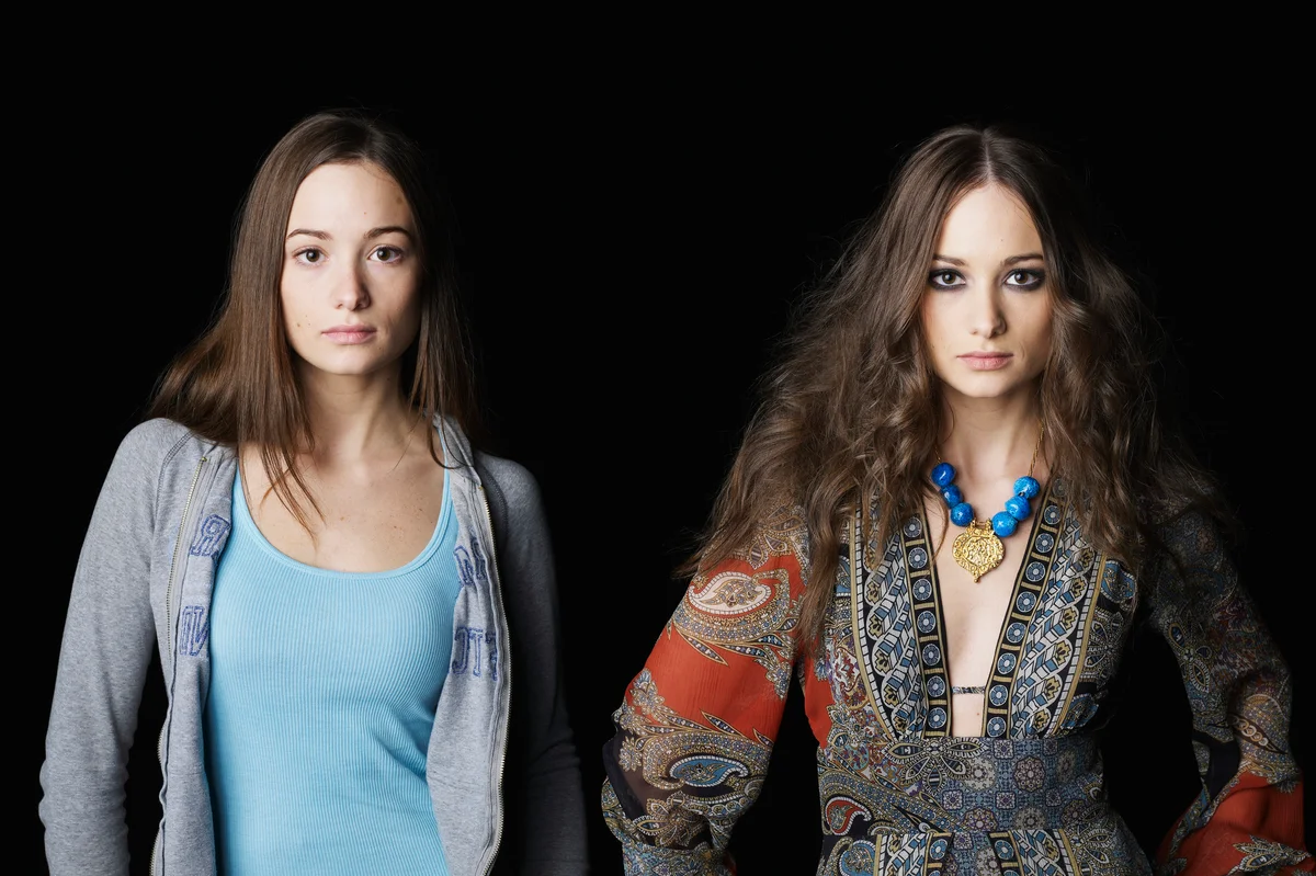woman with makeover