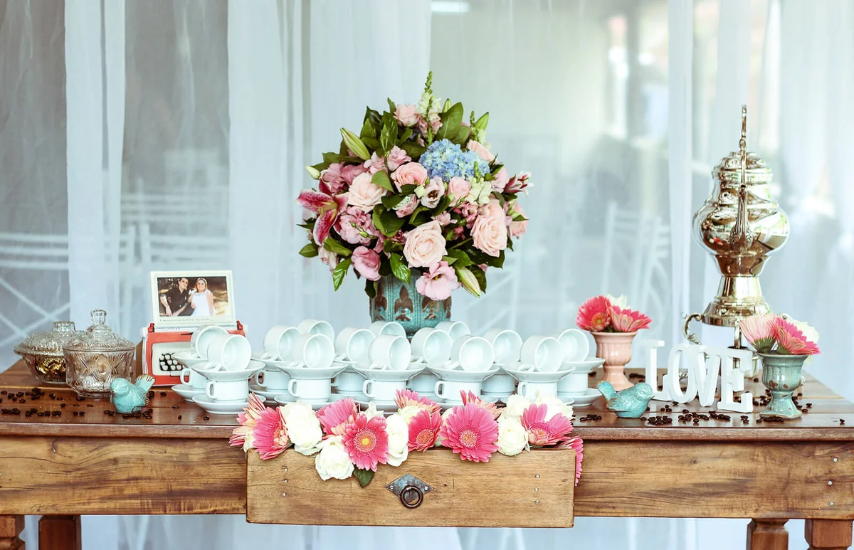 Coffee Bar in Wedding Reception