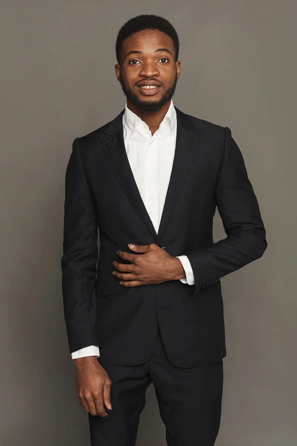 Suit without a tie