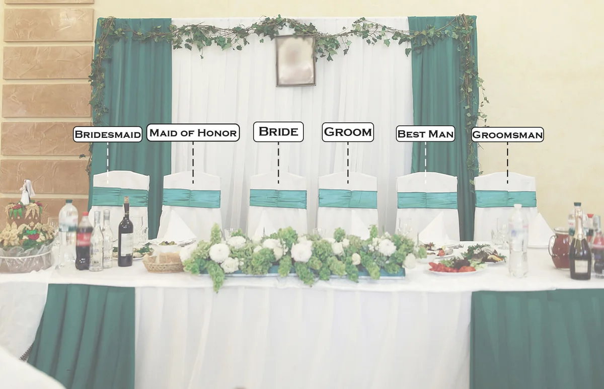 head wedding table decorations with flowers