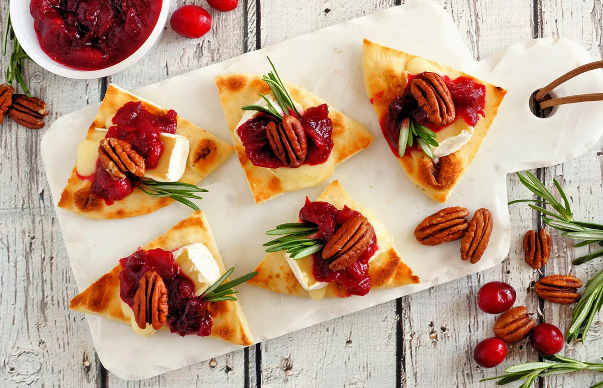 Cranberry Flatbread Appetizers