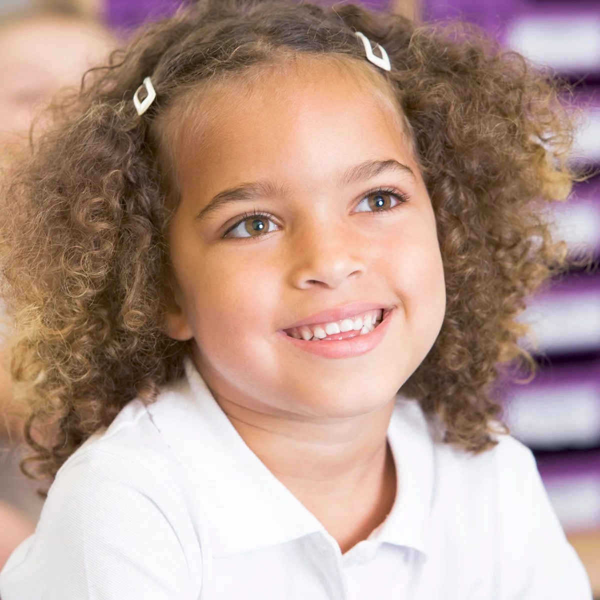 Student in class