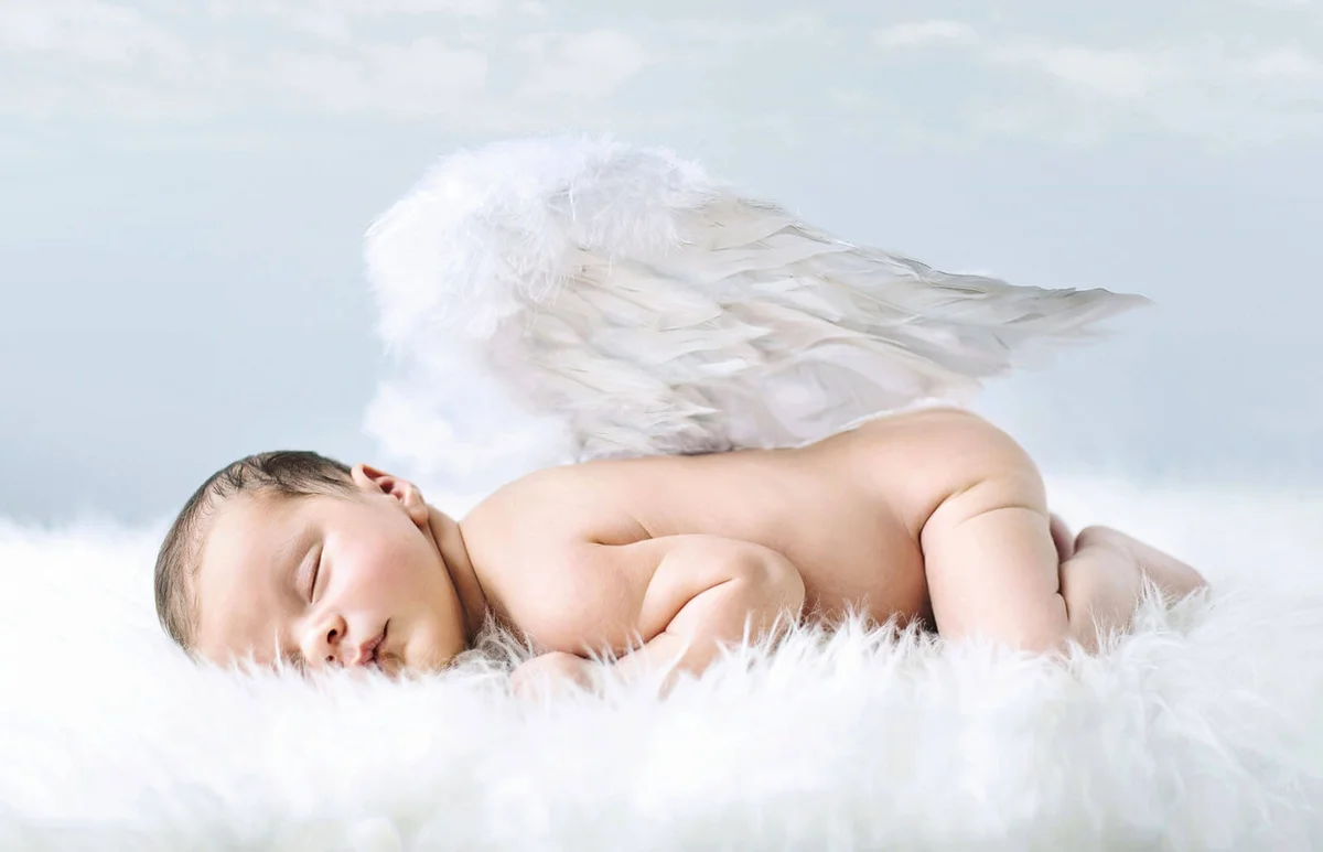 baby as an innocent angel