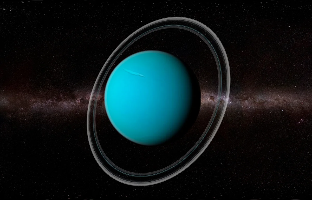Planet Uranus, computer artwork