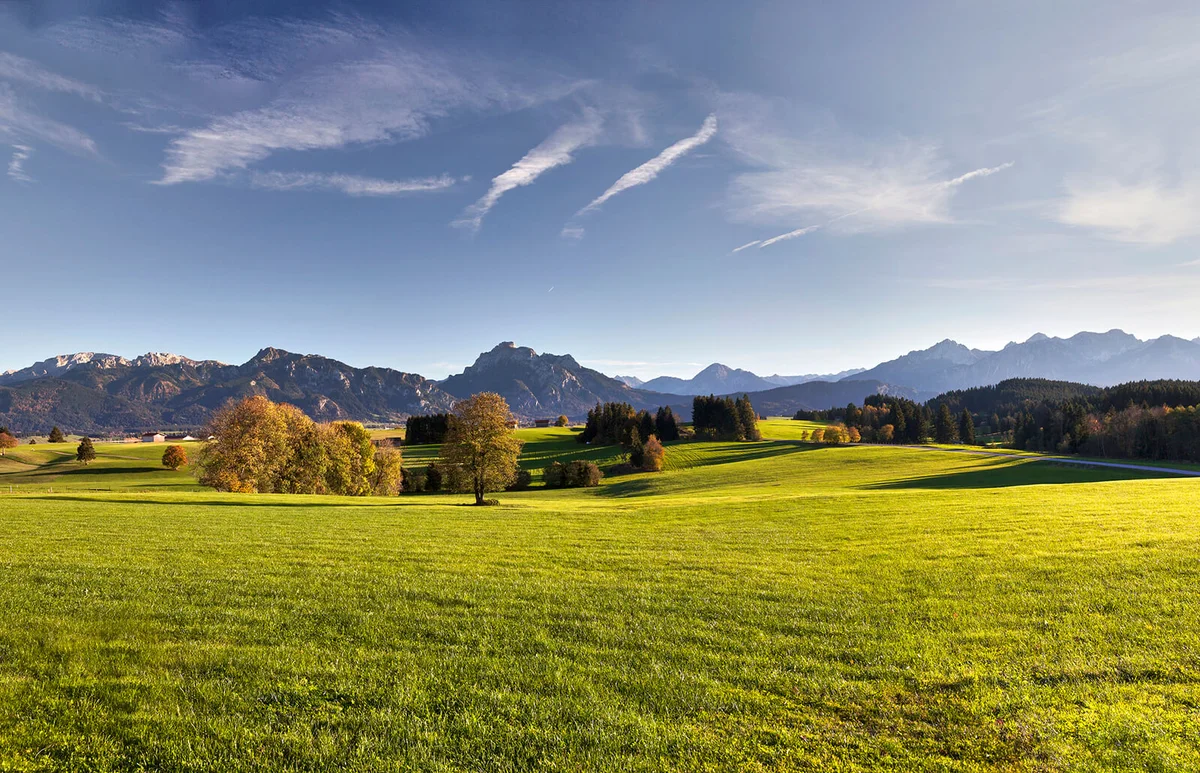 Scenic landcape of Bavaria