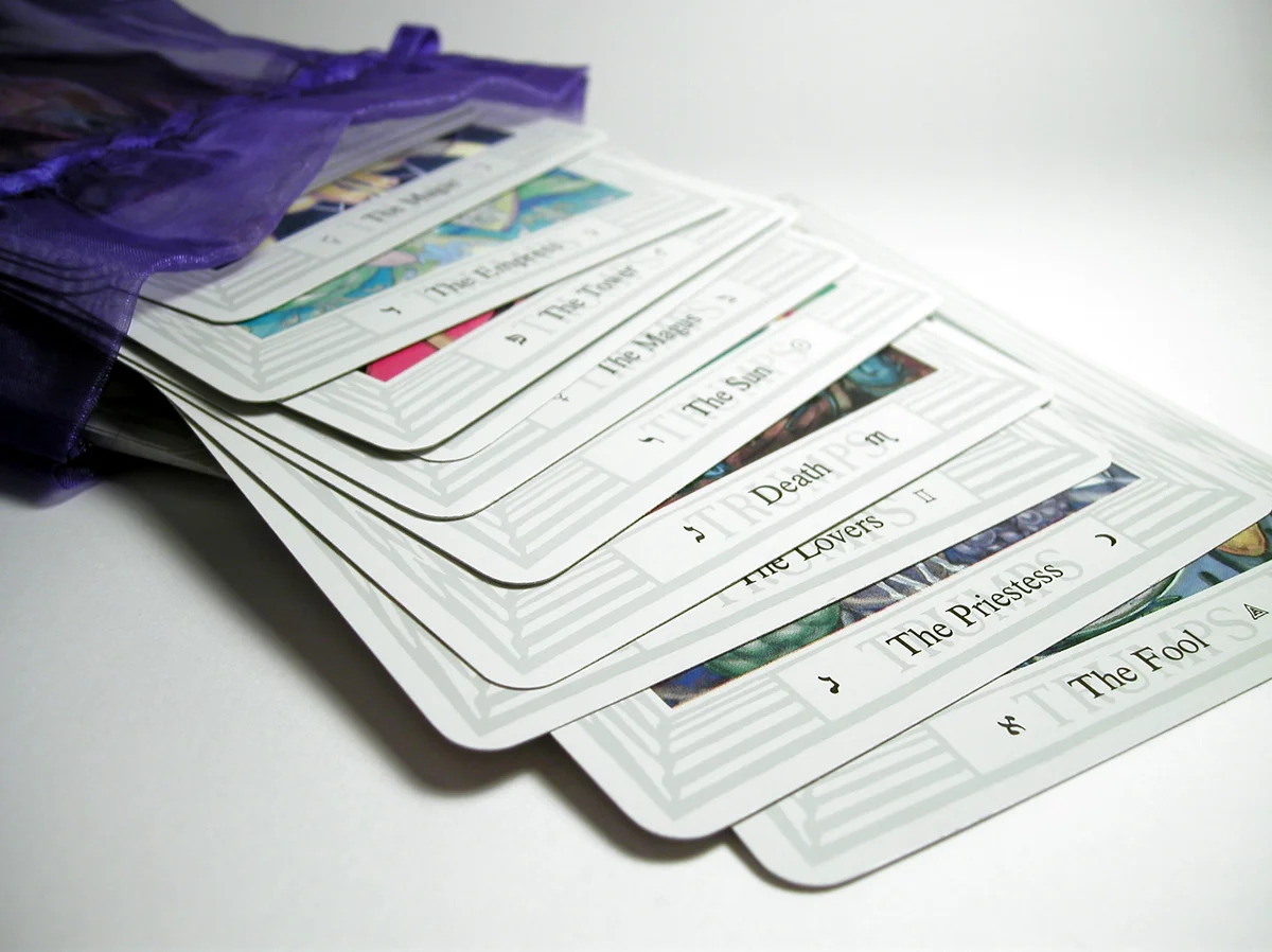Major arcana tarot cards