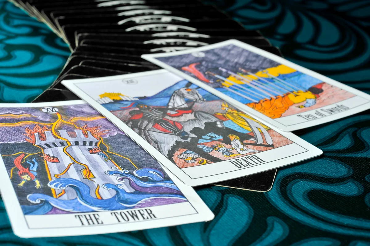 Death tarot card in a reading
