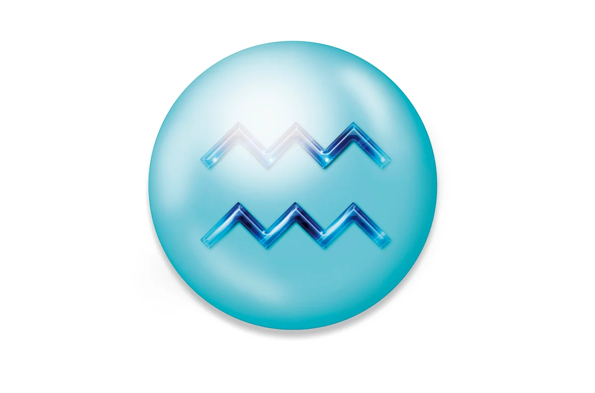 Zodiac symbol for Aquarius