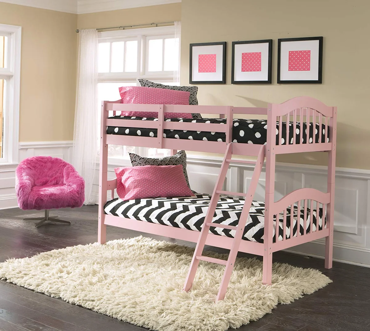 Storkcraft Long Horn Solid Hardwood Pink Twin Bunk Beds https://www.amazon.com/Storkcraft-Long-Solid-Hardwood-Espresso/dp/B008S8PJNO/ref=as_li_ss_tl?th=1&linkCode=ll1&tag=lov0f6-20&linkId=4a54edcdf3ed1ebcf9022098e401afa7&language=en_US