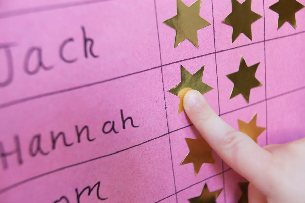 Child With Reward Chart