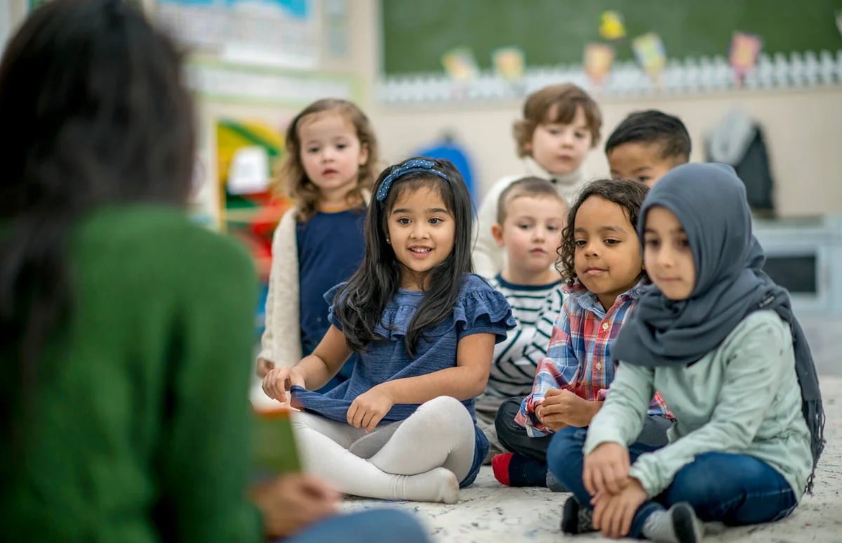 Kids Listening To A Story