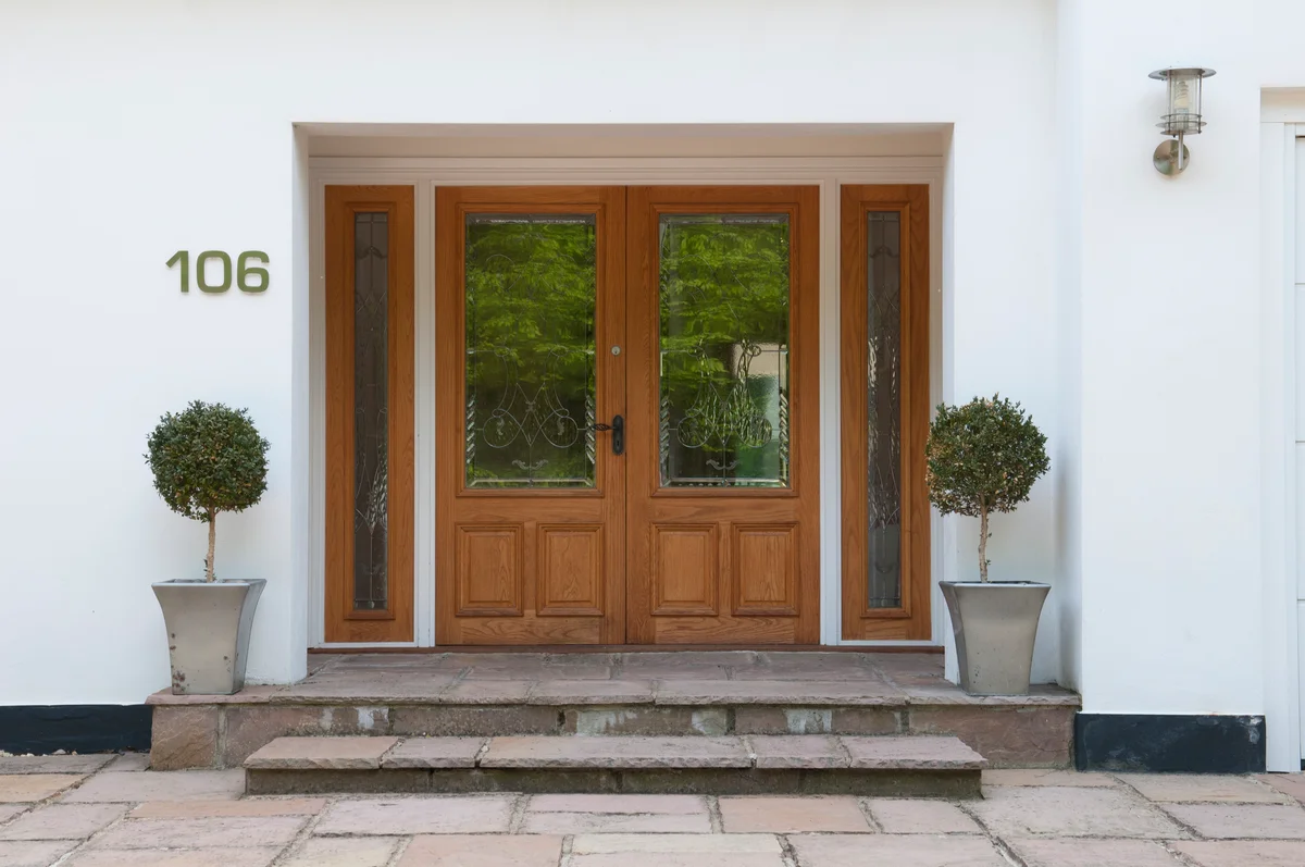House number 106 front door