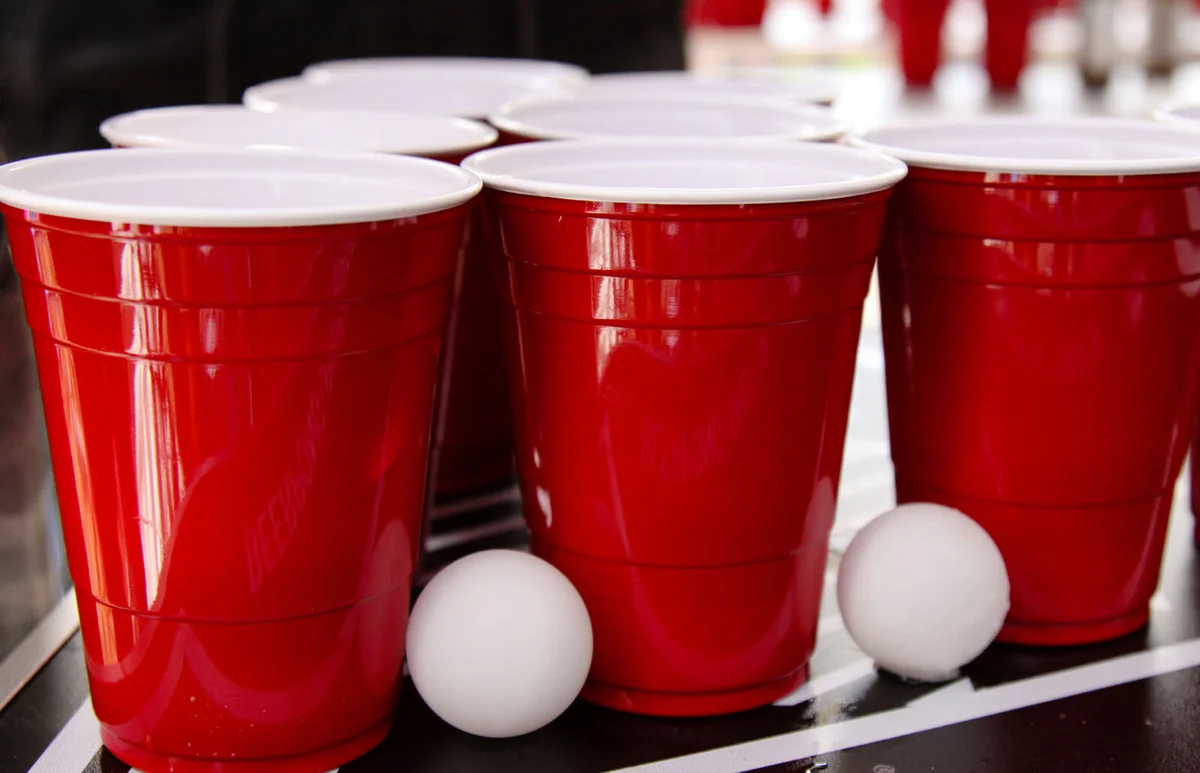 Mystery Drink Pong Party Cups in Red