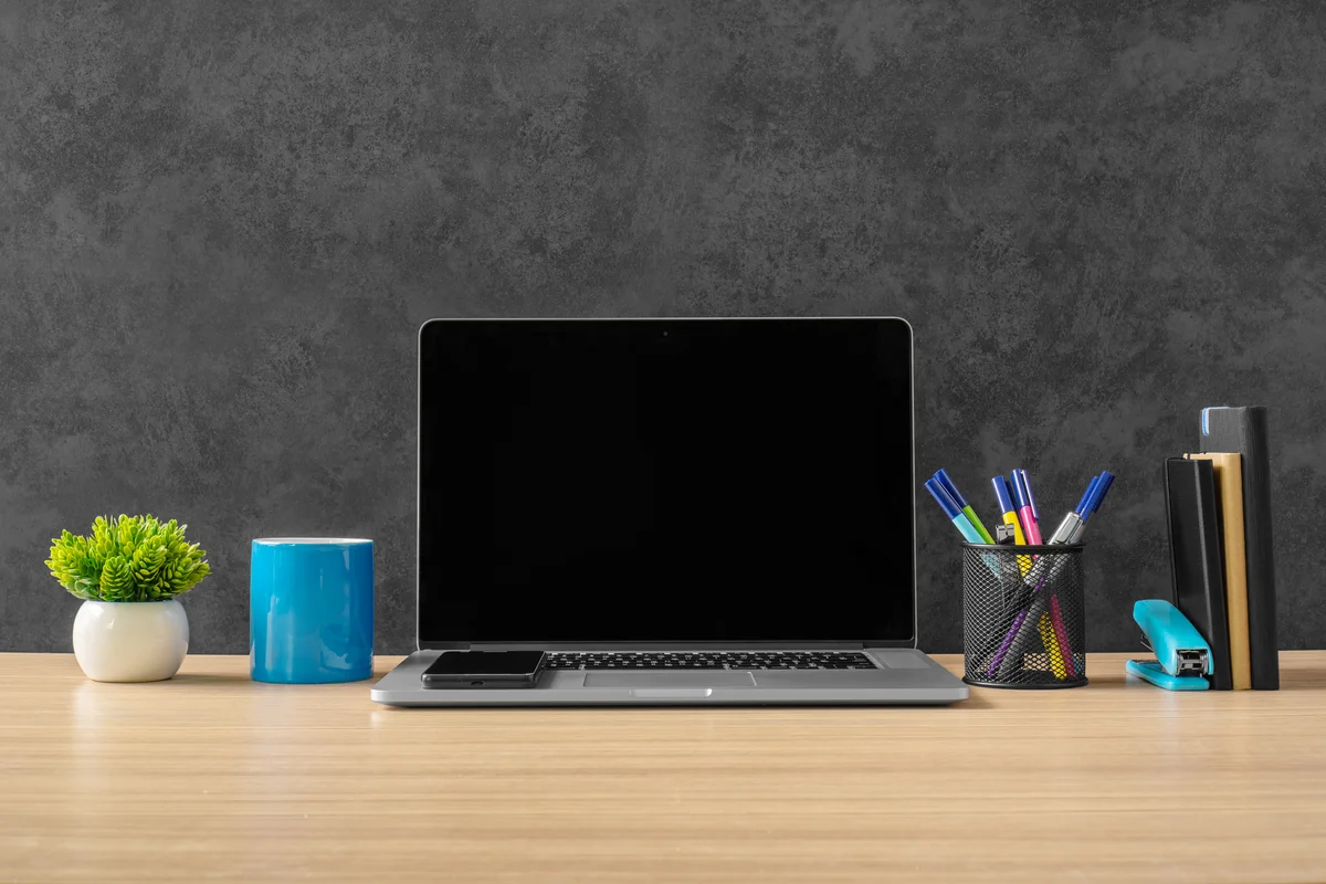 A tidy, organized desk