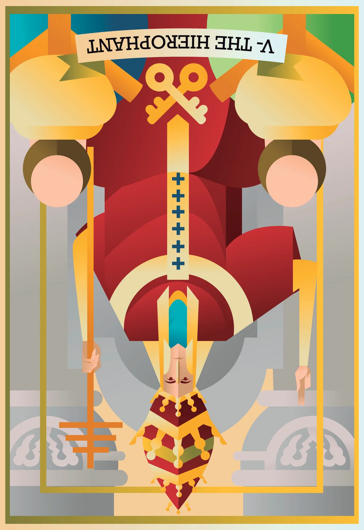 Hierophant card reversed