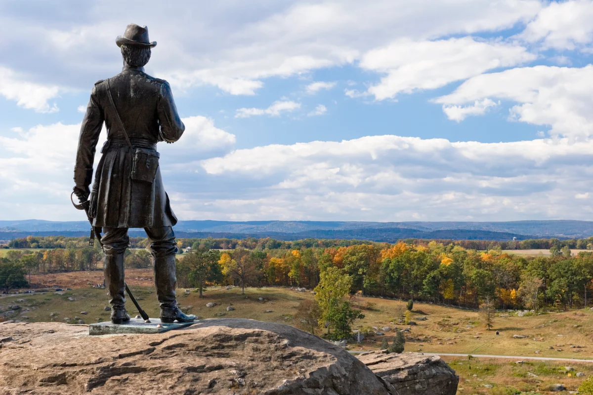 Statue at Little Round Top