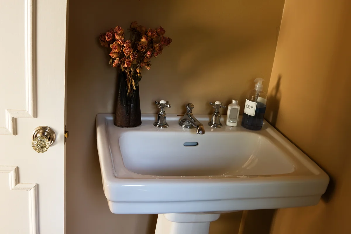 Small powder room