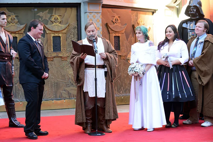 Two "Star Wars" Fans Get Married