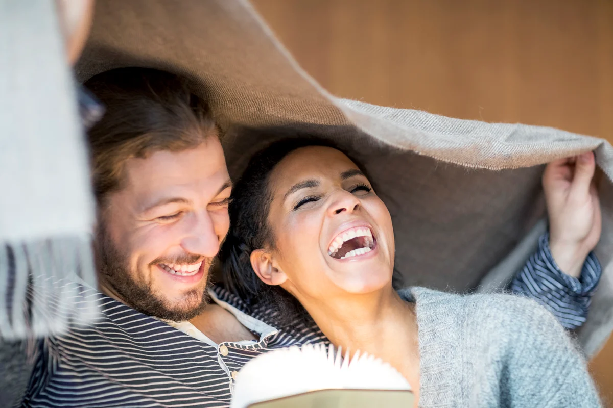 Laughing young couple