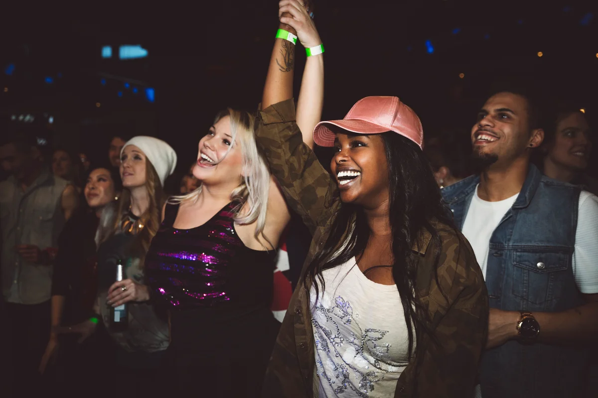 Women at a concert