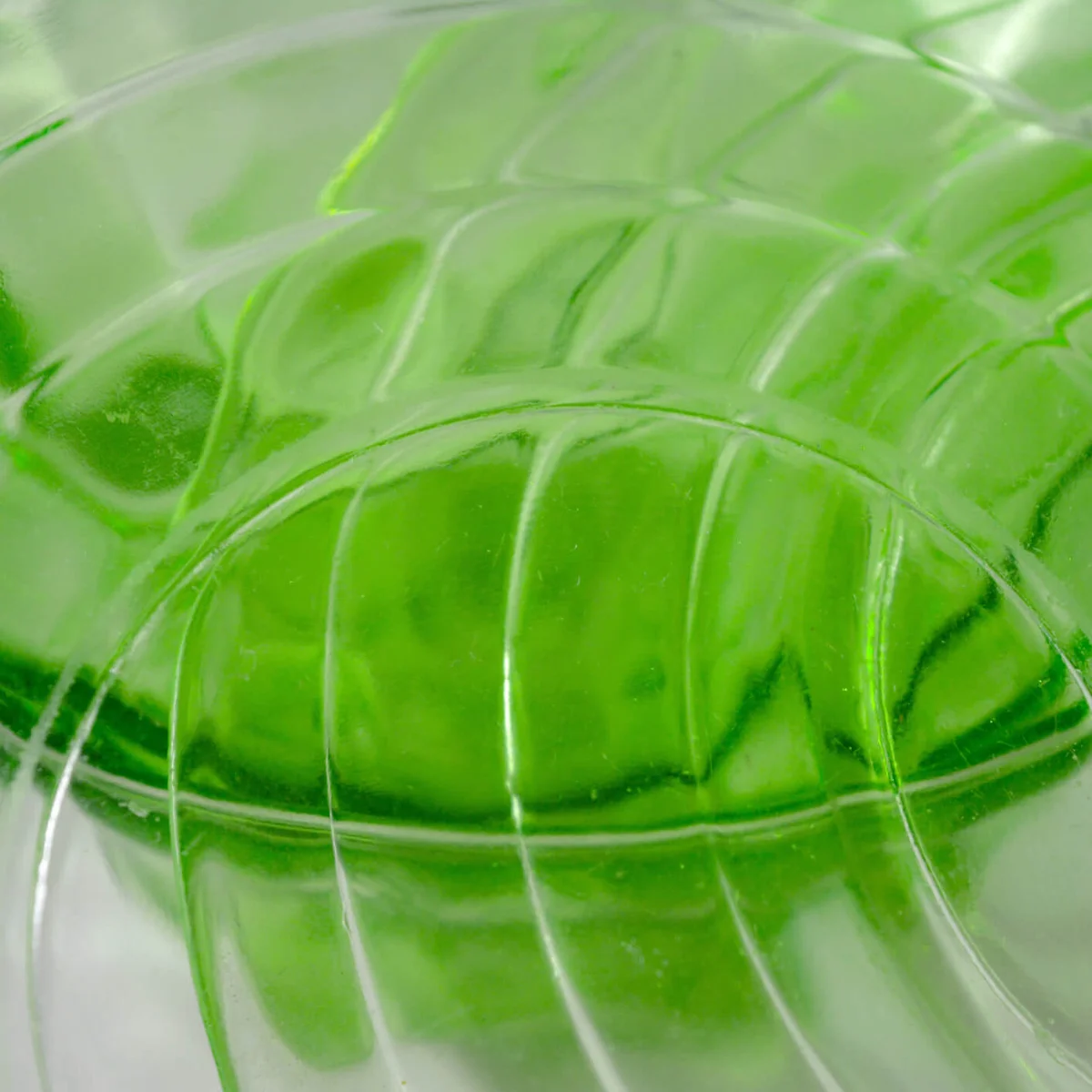Green Depression Glass