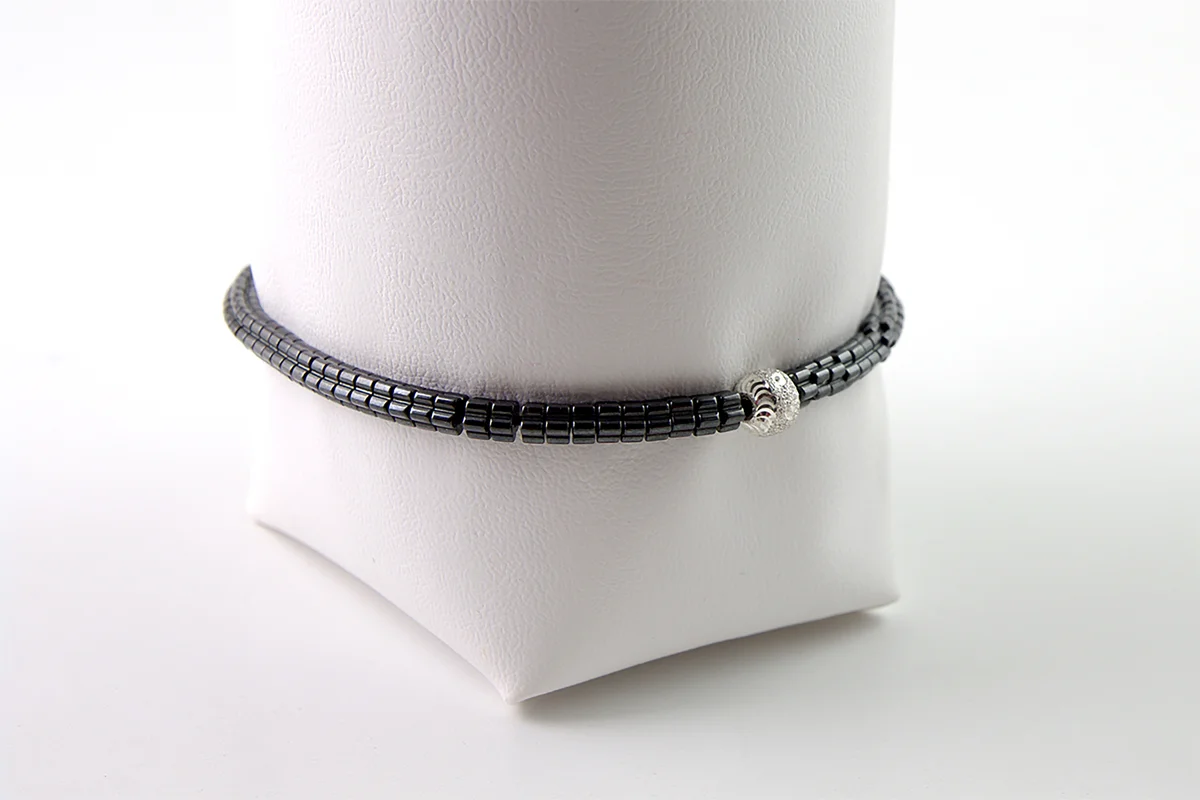 Hematite anklet or bracelet