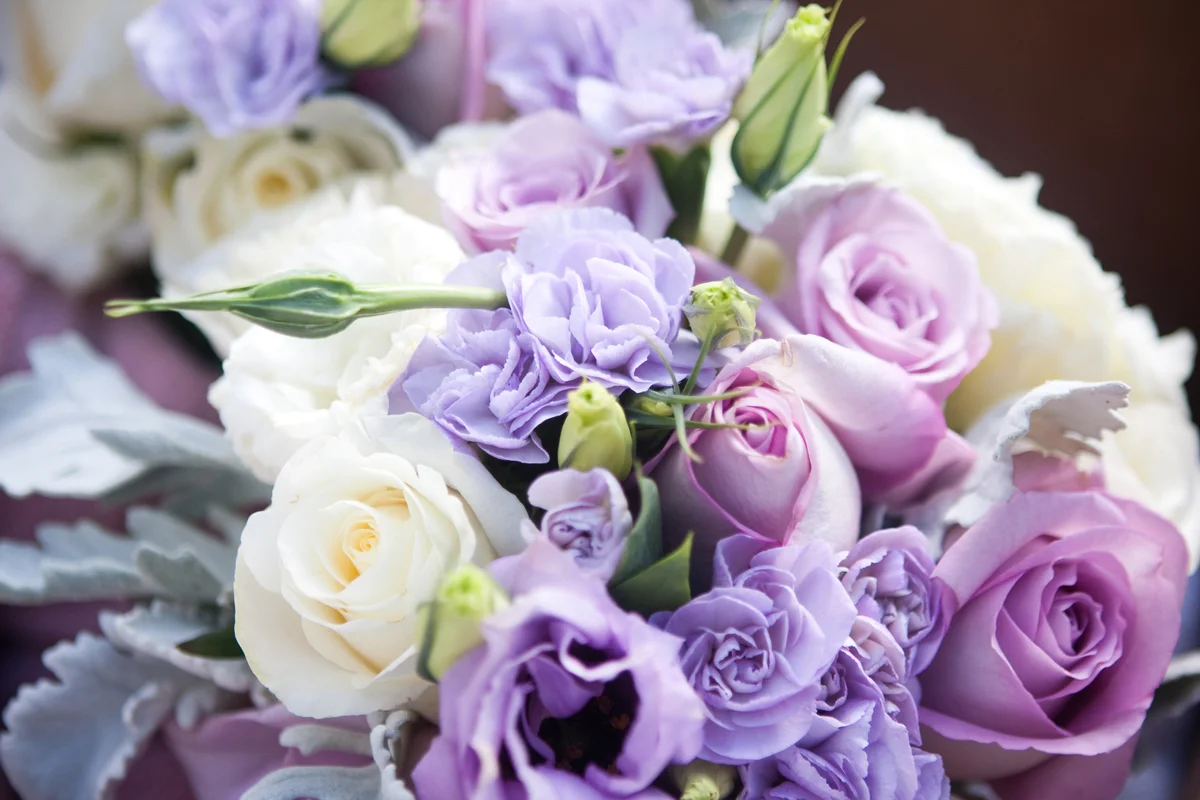 Lavender and White Bouquet