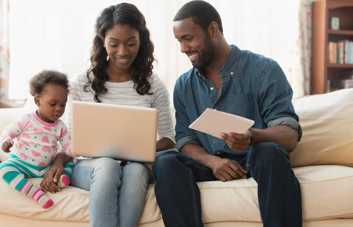 Parents making a decision together