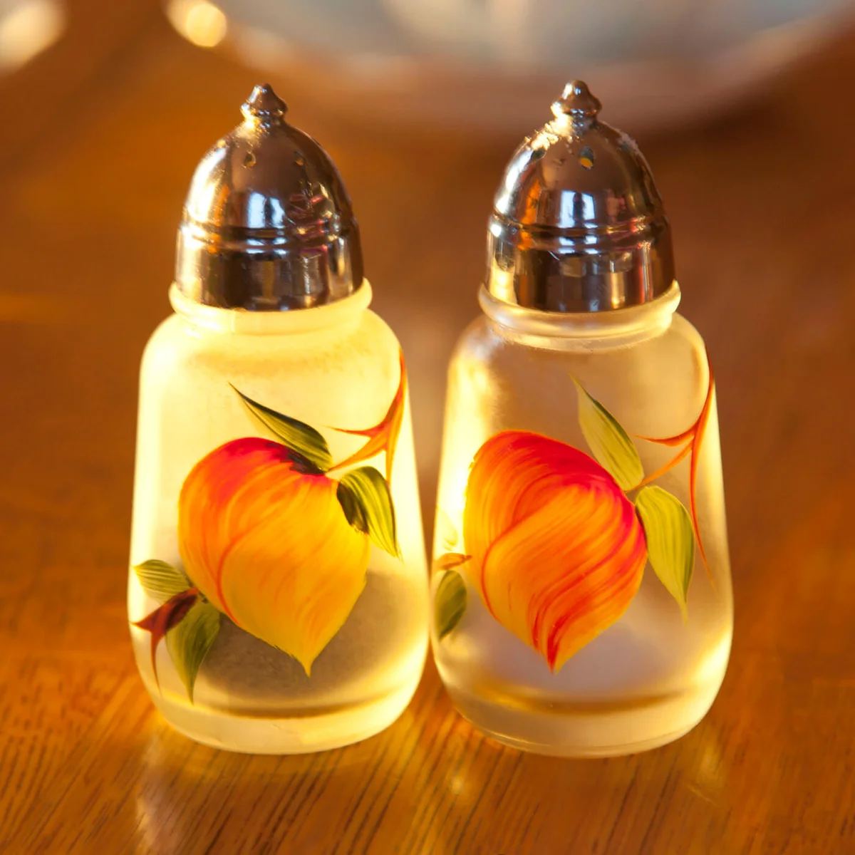 Painted salt and pepper shakers