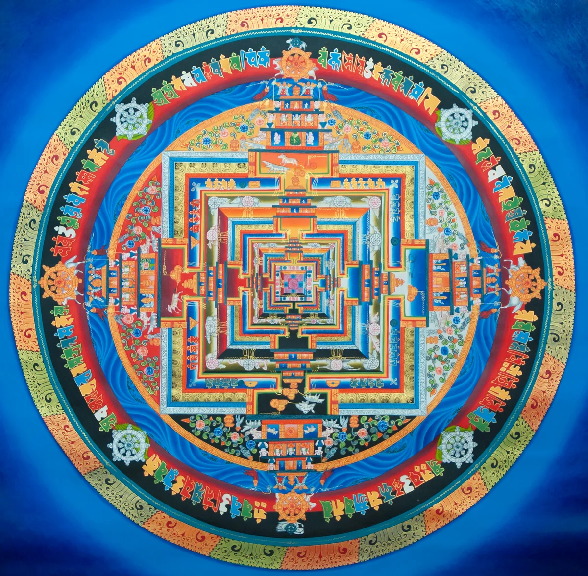 Tibetan Kalachakra Mandala