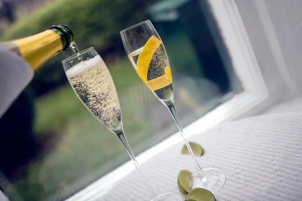 Two glasses of Prosecco