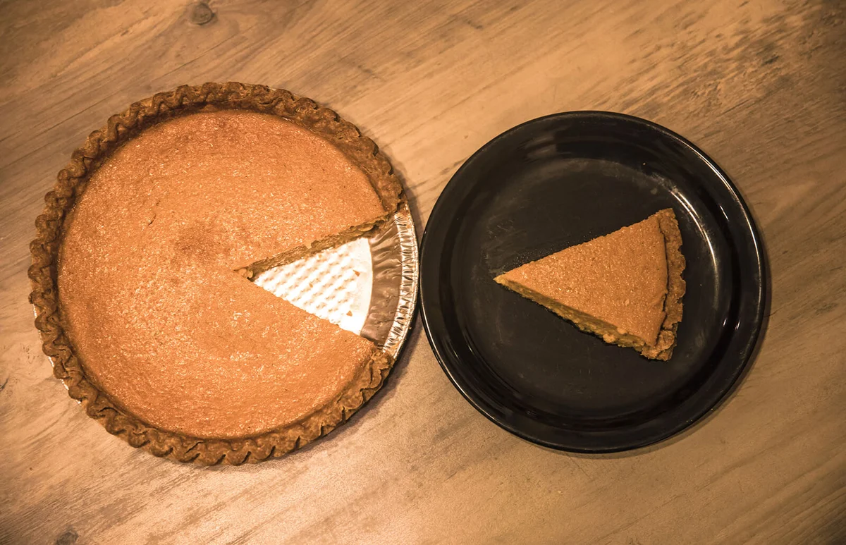 One slice of a whole pie