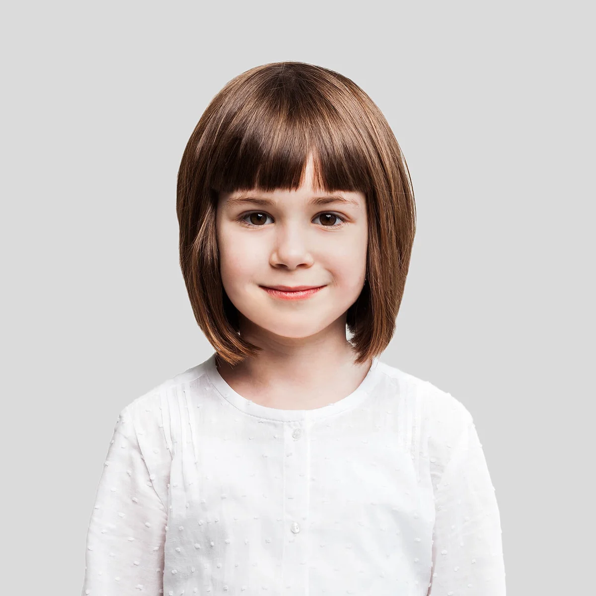 Funny little girl portrait