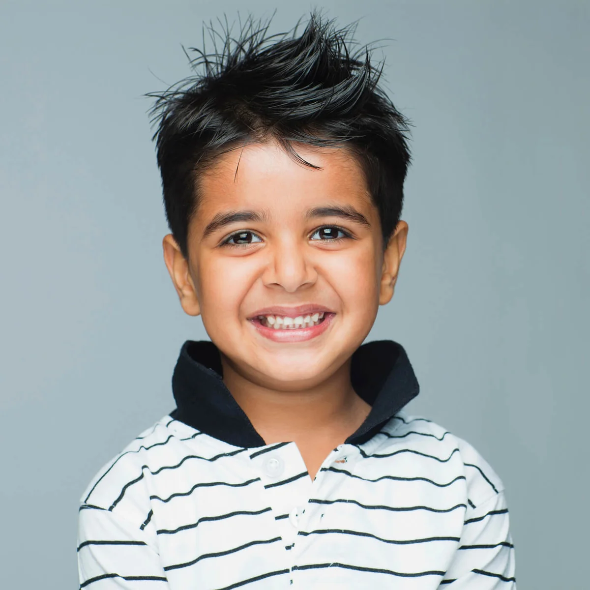 Portrait of boy smiling