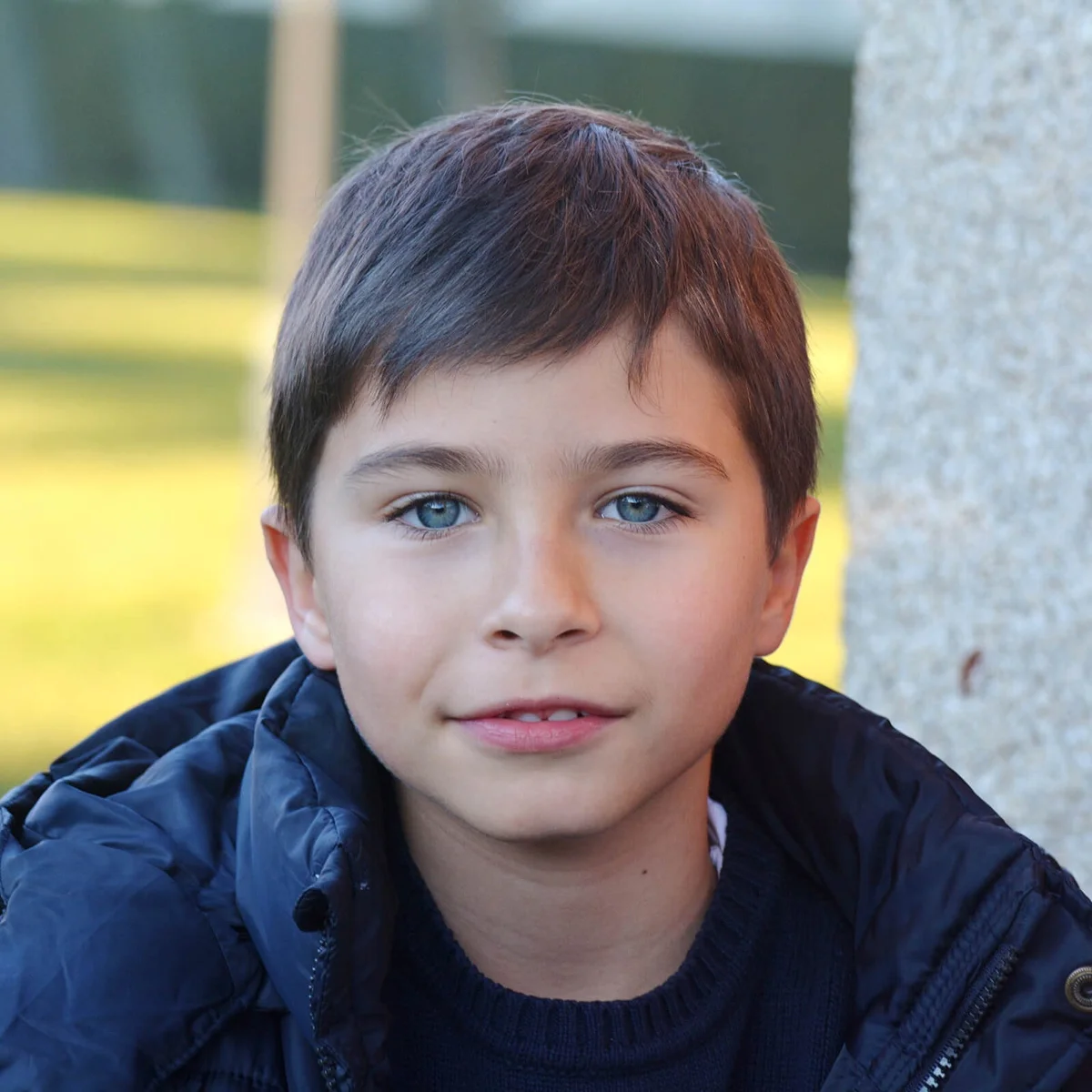 Portrait Of Cute Smiling Boy