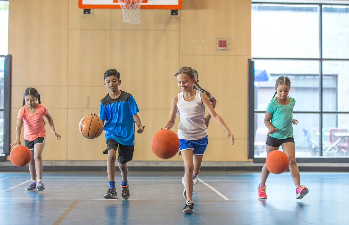 Dribbling Basketballs Up the Court