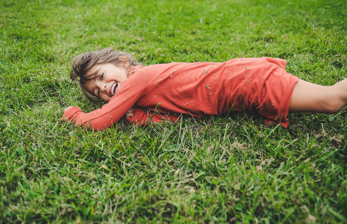 Rolling in the grass