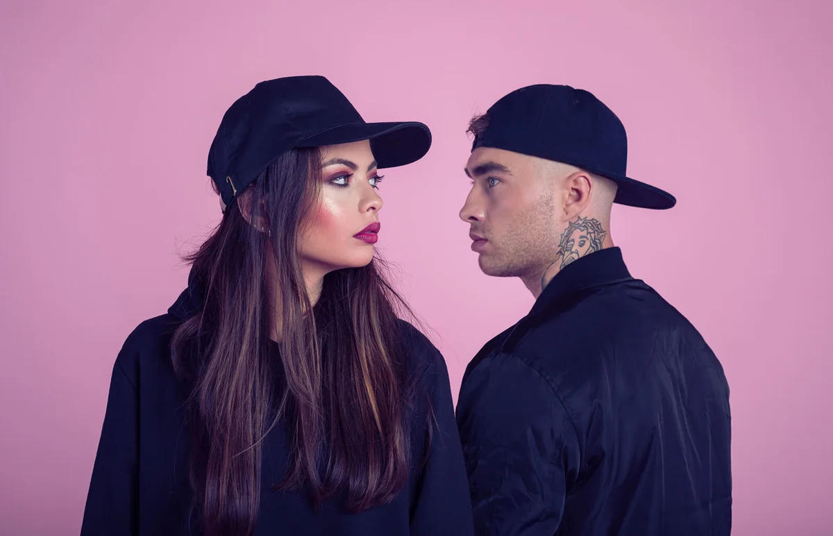 Rebel young couple