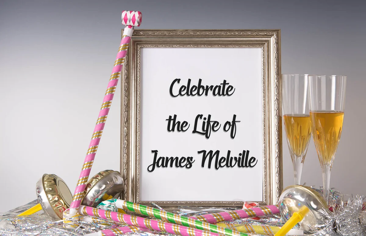 Frame with Decorations and Champagne