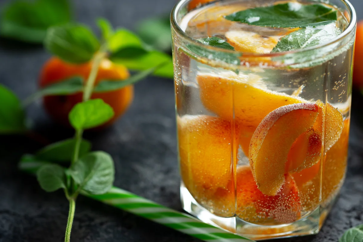 Apricot sangria