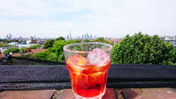 Campari on ice