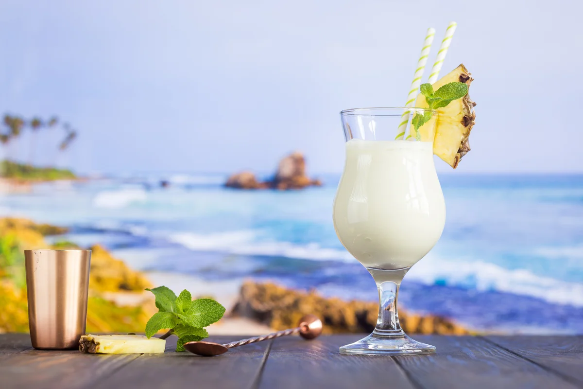 Virgin chi chi cocktail