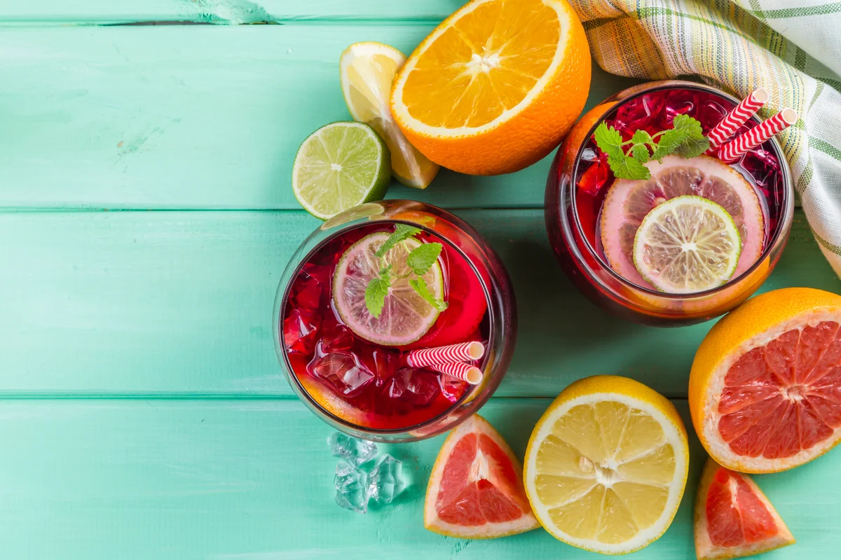 Non-alcoholic sangria