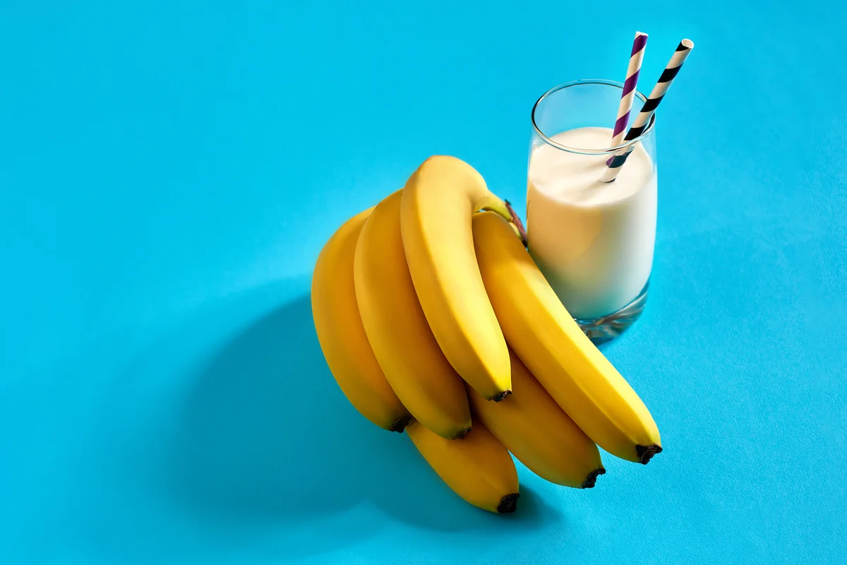Frozen banana cocktail