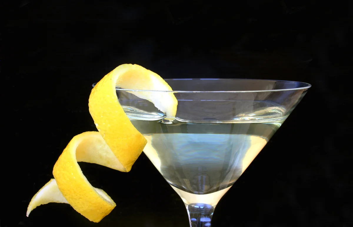 Classic lemon drop cocktail