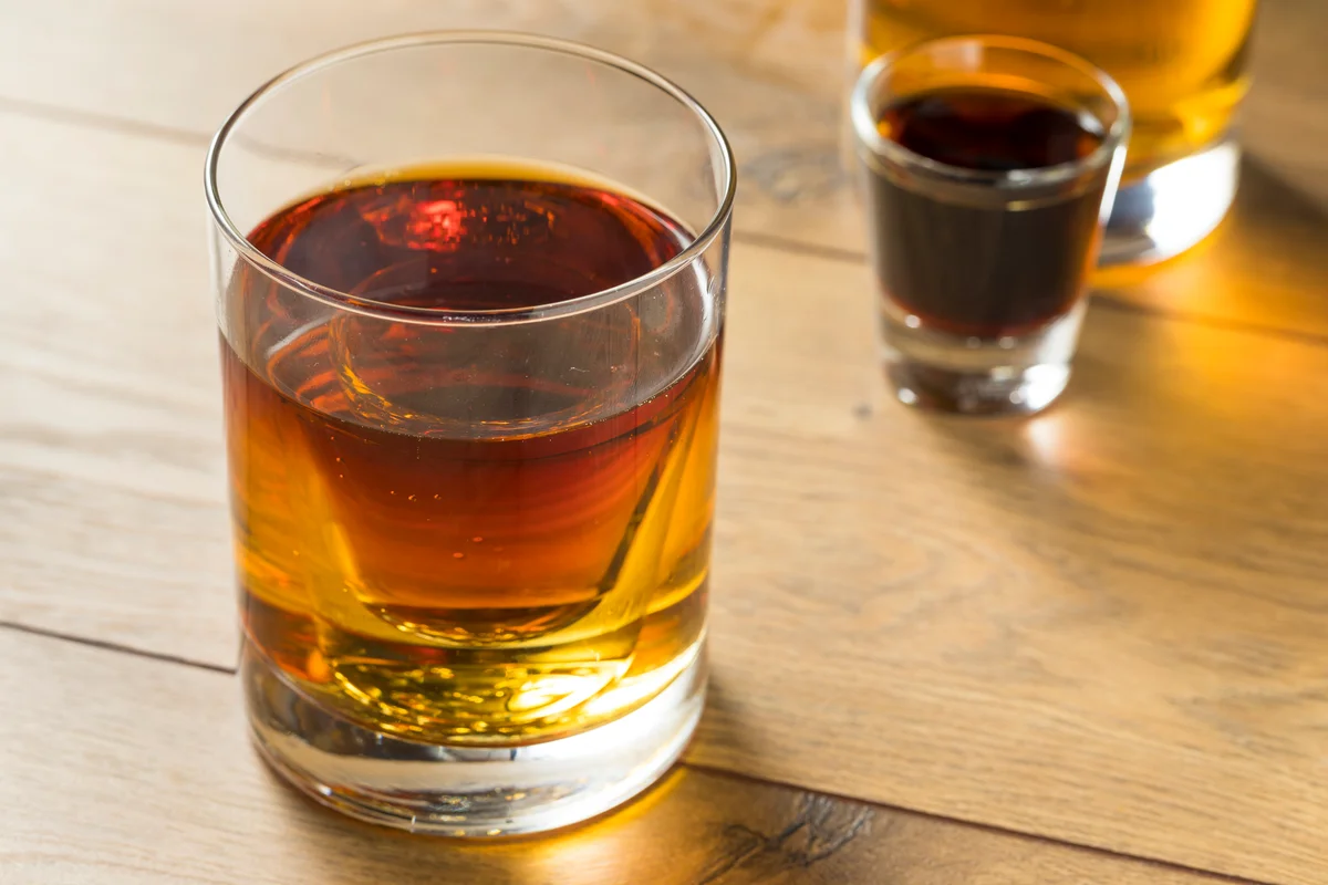 Jagerbomb cocktail