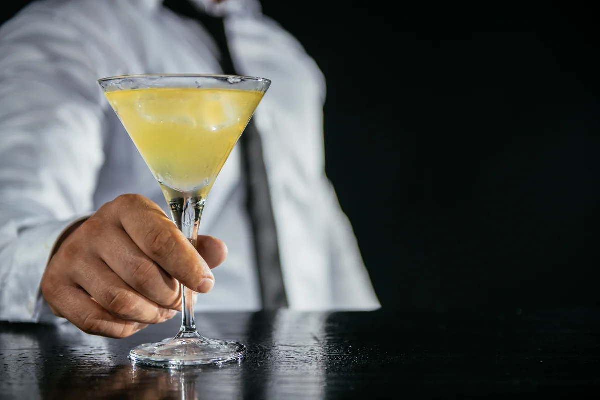 Lemon drop martini