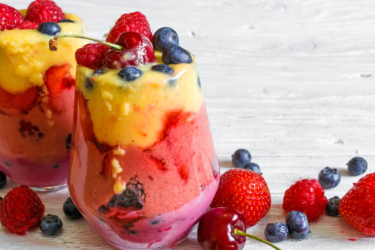 Layered frozen daiquiri