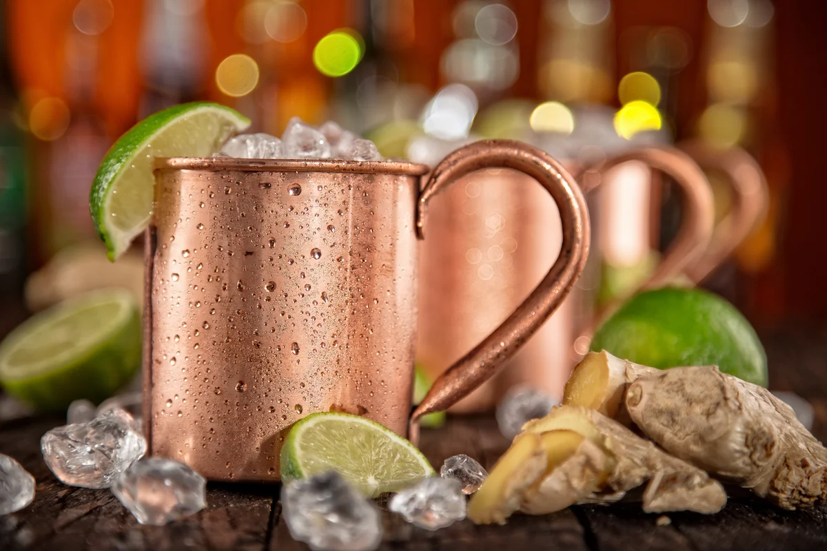 Caribbean mule cocktail