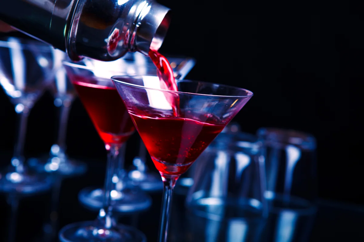 Fire Stix Jolly Rancher martini